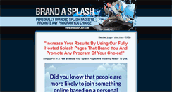 Desktop Screenshot of brandasplash.com